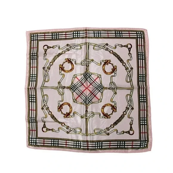 NWT WOMENS BABY PINK EQUESTRIAN SCARF - Picture 1 of 5